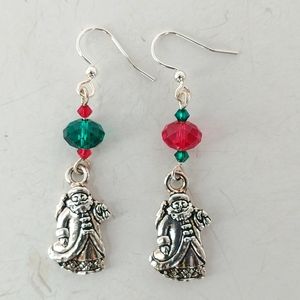 Swarovski Christmas earrings